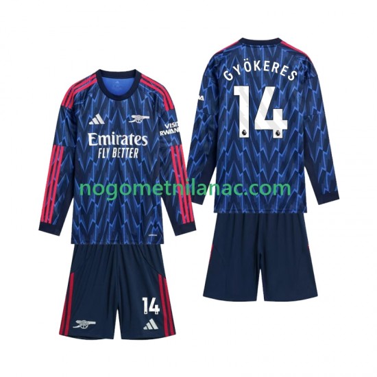 Dres Arsenal Gyokeres 14 Gostujući 2025-2026 Dugim Rukavima - Dječji