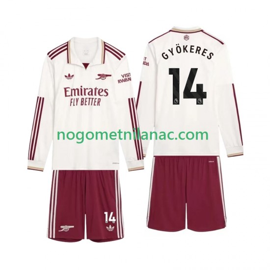 Dres Arsenal Gyokeres 14 Treći 2025-2026 Dugim Rukavima - Dječji