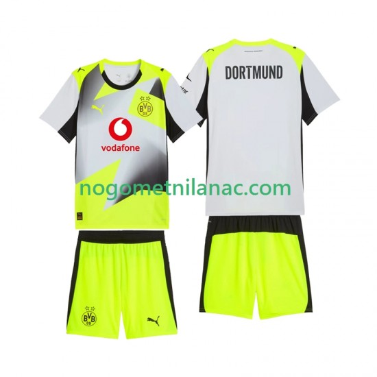 Dres Borussia Dortmund Gostujući 2025-2026 Kratkih Rukava - Dječji