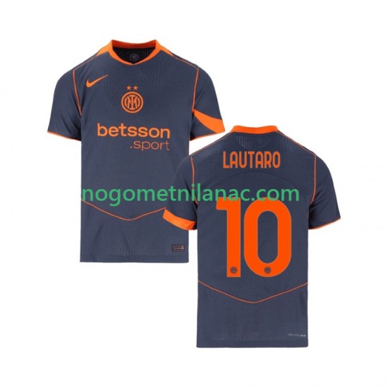 Dres Inter Milan Lautaro Martinez 10 Treći 2025-2026 Kratkih Rukava - Muški