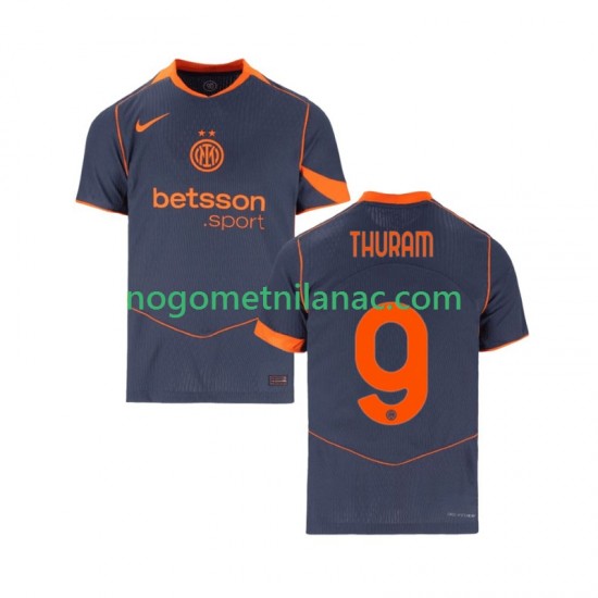 Dres Inter Milan Marcus Thuram 9 Treći 2025-2026 Kratkih Rukava - Muški
