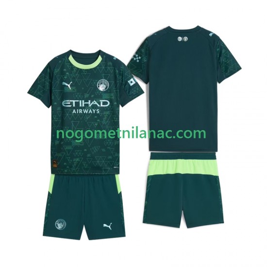 Dres Manchester City Četvrti 2025-2026 Kratkih Rukava - Dječji