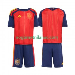 Dres Španjolska Domaći World Cup 2026 Kratkih Rukava - Dječji Dres Španjolska Domaći World Cup 2026 Kratkih Rukava - Dječji