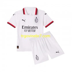 Dres AC Milan Gostujući 2024-2025 Kratkih Rukava - Dječji