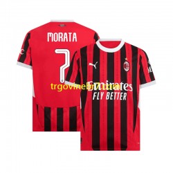 Dres AC Milan UCL Font MORATA 7 Domaći 2024-2025 Kratkih Rukava - Muški