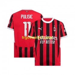 Dres AC Milan UCL Font PULISIC 11 Domaći 2024-2025 Kratkih Rukava - Muški
