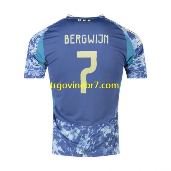 Dres AFC Ajax Steven Bergwijn 7 Gostujući 2024-2025 Kratkih Rukava - Muški