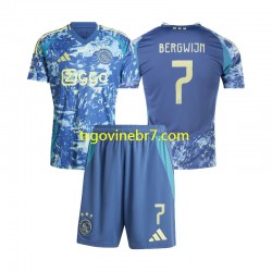 Dres AFC Ajax Steven Bergwijn 7 Gostujući 2024-2025 Kratkih Rukava - Dječji Dres AFC Ajax Steven Bergwijn 7 Gostujući 2024-2025 Kratkih Rukava - Dječji
