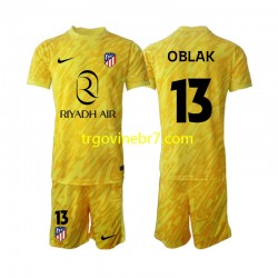 Golmanski Dres - Dres Atlético Madrid Jan Oblak 13 Treći 2024-2025 Kratkih Rukava - Dječji Golmanski Dres - Dres Atlético Madrid Jan Oblak 13 Treći 2024-2025 Kratkih Rukava - Dječji