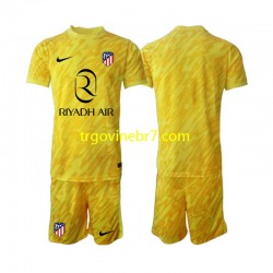 Golmanski Dres - Dres Atlético Madrid Treći 2024-2025 Kratkih Rukava - Dječji