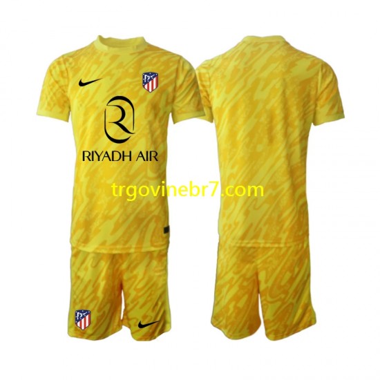 Golmanski Dres - Dres Atlético Madrid Treći 2024-2025 Kratkih Rukava - Dječji