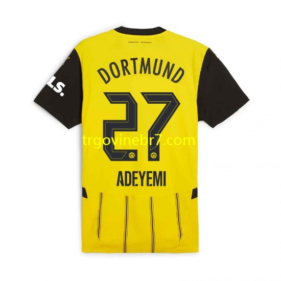 Dres Borussia Dortmund Karim Adeyemi 27 Domaći 2024-2025 Kratkih Rukava - Muški