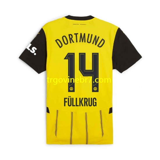 Dres Borussia Dortmund Niclas Fullkrug 14 Domaći 2024-2025 Kratkih Rukava - Muški