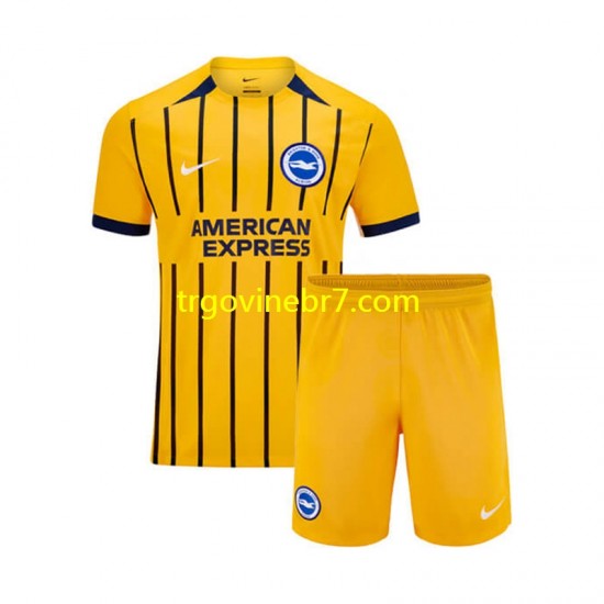 Dres Brighton & Hove Albion Gostujući 2024-2025 Kratkih Rukava - Dječji