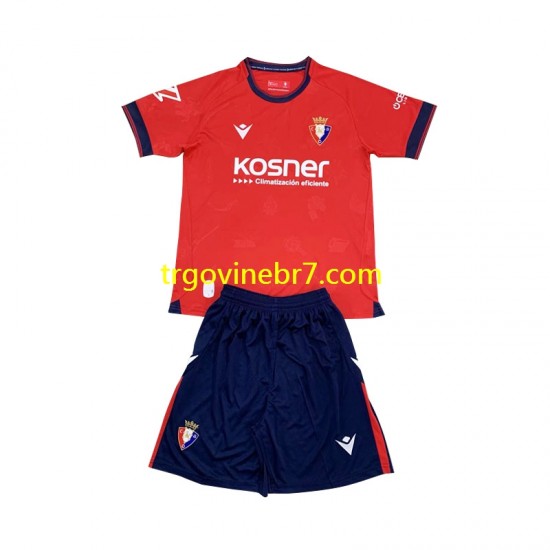 Dres CA Osasuna Domaći 2024-2025 Kratkih Rukava - Dječji