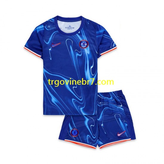 Dres Chelsea Domaći 2024-2025 Kratkih Rukava - Dječji