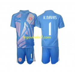 Golmanski Dres - Dres Kostarika Keylor Navas 1 Domaći 2024 Kratkih Rukava - Dječji Golmanski Dres - Dres Kostarika Keylor Navas 1 Domaći 2024 Kratkih Rukava - Dječji