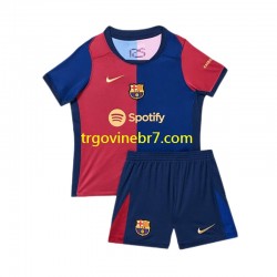 Dres FC Barcelona Domaći 2024-2025 Kratkih Rukava - Dječji Dres FC Barcelona Domaći 2024-2025 Kratkih Rukava - Dječji