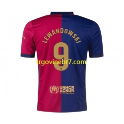 Dres FC Barcelona Robert Lewandowski 9 Domaći 2024-2025 Kratkih Rukava - Muški
