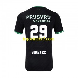 Dres Feyenoord Rotterdam Santiago Gimenez 29 Gostujući 2024-2025 Kratkih Rukava - Muški