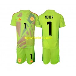 Golmanski Dres - Dres Njemačka Manuel Neuer 1 Gostujući Euro 2024 Kratkih Rukava - Dječji Golmanski Dres - Dres Njemačka Manuel Neuer 1 Gostujući Euro 2024 Kratkih Rukava - Dječji