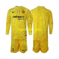 Golmanski Dres - Dres Inter Milan Gostujući 2024-2025 Dugim Rukavima - Dječji