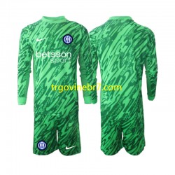 Golmanski Dres - Dres Inter Milan Domaći 2024-2025 Dugim Rukavima - Dječji