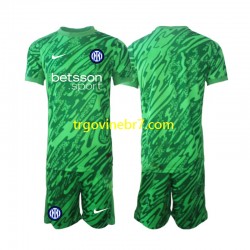 Golmanski Dres - Dres Inter Milan Domaći 2024-2025 Kratkih Rukava - Dječji