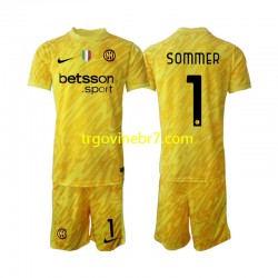 Golmanski Dres - Dres Inter Milan Yann Sommer 1 Gostujući 2024-2025 Kratkih Rukava - Dječji