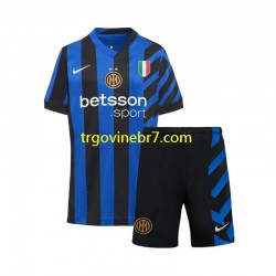 Dres Inter Milan Domaći 2024-2025 Kratkih Rukava - Dječji