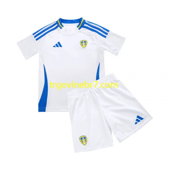 Dres Leeds United Domaći 2024-2025 Kratkih Rukava - Dječji