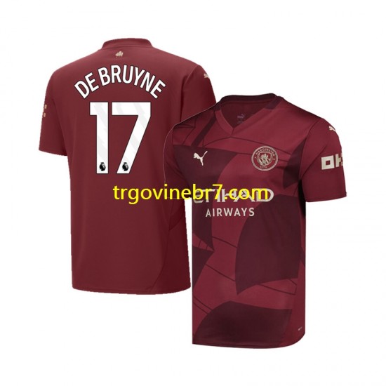 Dres Manchester City DE BRUYNE 17 Treći 2024-2025 Kratkih Rukava - Muški