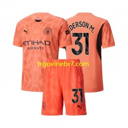 Golmanski Dres - Dres Manchester City Ederson M 31 Gostujući 2024-2025 Kratkih Rukava - Dječji Golmanski Dres - Dres Manchester City Ederson M 31 Gostujući 2024-2025 Kratkih Rukava - Dječji