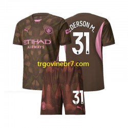 Golmanski Dres - Dres Manchester City Ederson M 31 Domaći 2024-2025 Kratkih Rukava - Dječji Golmanski Dres - Dres Manchester City Ederson M 31 Domaći 2024-2025 Kratkih Rukava - Dječji
