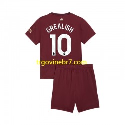Dres Manchester City Jack Grealish 10 Treći 2024-2025 Kratkih Rukava - Dječji