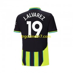 Dres Manchester City Julian Alvarez 19 Gostujući 2024-2025 Kratkih Rukava - Muški Dres Manchester City Julian Alvarez 19 Gostujući 2024-2025 Kratkih Rukava - Muški