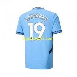 Dres Manchester City Julian Alvarez 19 Domaći 2024-2025 Kratkih Rukava - Muški Dres Manchester City Julian Alvarez 19 Domaći 2024-2025 Kratkih Rukava - Muški