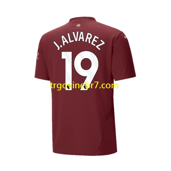 Dres Manchester City Julian Alvarez 19 Treći 2024-2025 Kratkih Rukava - Muški