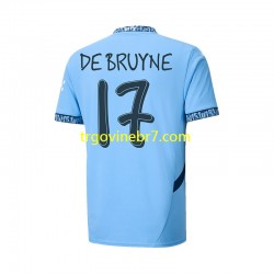 Dres Manchester City UCL Font DE BRUYNE 17 Domaći 2024-2025 Kratkih Rukava - Muški
