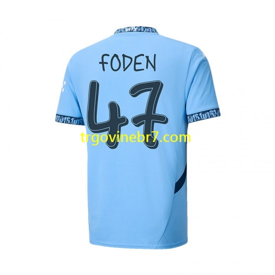 Dres Manchester City UCL Font FODEN 47 Domaći 2024-2025 Kratkih Rukava - Muški