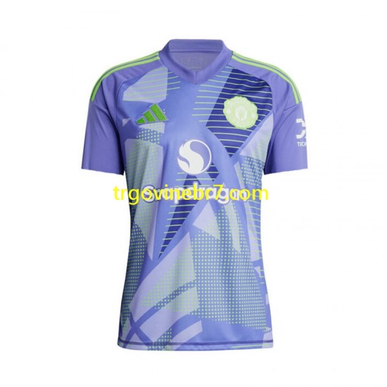 Golmanski Dres - Dres Manchester United Domaći 2024-2025 Kratkih Rukava - Muški