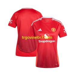 Dres Manchester United Domaći 2024-2025 Kratkih Rukava - Ženska Dres Manchester United Domaći 2024-2025 Kratkih Rukava - Ženska