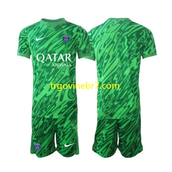 Golmanski Dres - Dres Paris Saint-Germain Gostujući 2024-2025 Kratkih Rukava - Dječji