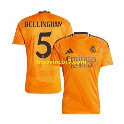 Dres Real Madrid BELLINGHAM 5 Gostujući 2024-2025 Kratkih Rukava - Muški