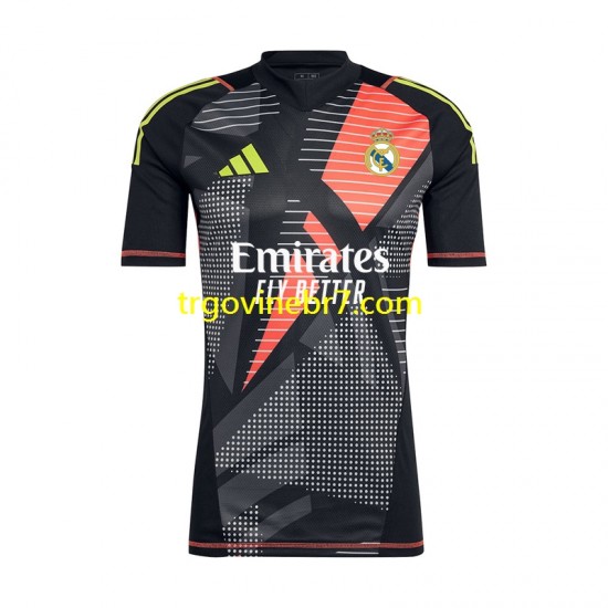 Golmanski Dres - Dres Real Madrid Gostujući 2024-2025 Kratkih Rukava - Muški