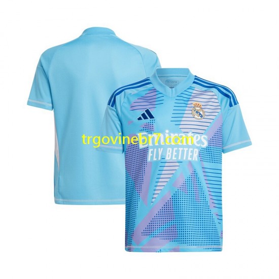 Golmanski Dres - Dres Real Madrid Domaći 2024-2025 Kratkih Rukava - Muški