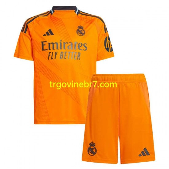 Dres Real Madrid Gostujući 2024-2025 Kratkih Rukava - Dječji