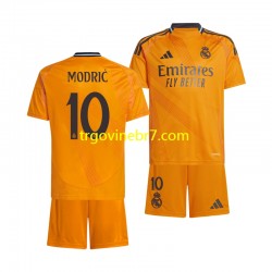 Dres Real Madrid Luka Modrić 10 Gostujući 2024-2025 Kratkih Rukava - Dječji