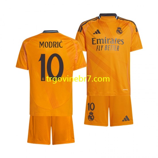 Dres Real Madrid Luka Modrić 10 Gostujući 2024-2025 Kratkih Rukava - Dječji