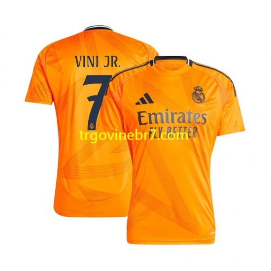 Dres Real Madrid VINI JR 7 Gostujući 2024-2025 Kratkih Rukava - Muški